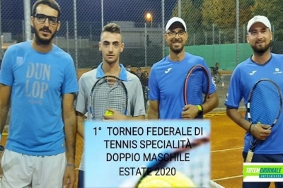 Primo torneo federale di tennis ASD SQUINZANO SPORT maschile estate 2020