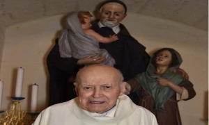 E&#039; morto a 102 anni Padre Vincenzo Tirabovi: domani i funerali alla presenza della comunità vincenziana