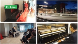 Un pianoforte nella hall del DEA: struttura d’avanguardia, messaggero di speranza e umanità