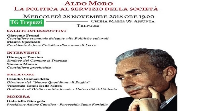 Incontro su Aldo Moro, l’uomo e il politico al servizio della società