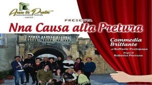 Gli attori di “Arcu te Pratu” presentano stasera &#039;Nna causa alla Pretura&#039;