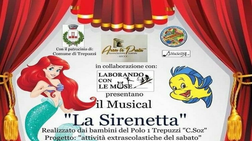 A Novoli va in scena “La Sirenetta”, il musical dei bambini di Trepuzzi