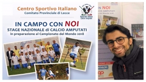 «Lo sport è di tutti»: la Nazionale Calcio Amputati si allena sui campi leccesi