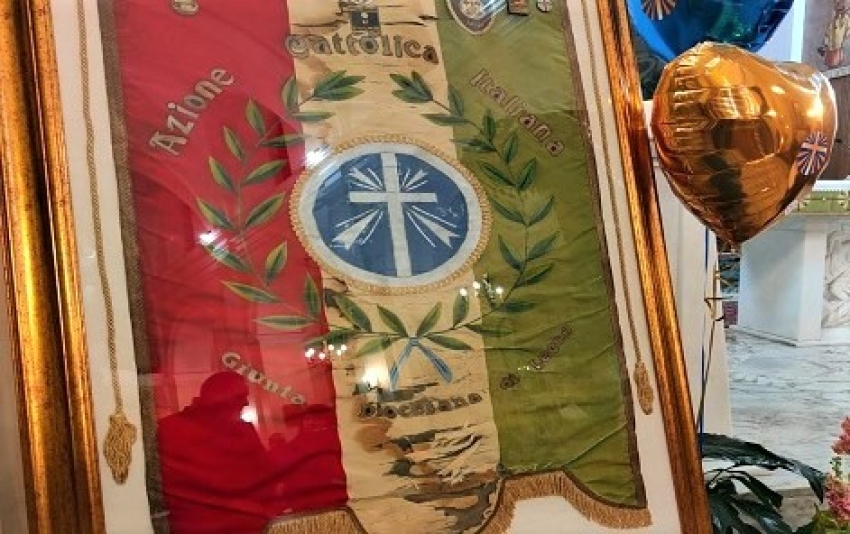 Accoglienza della Bandiera storica di Azione Cattolica: la consegna oggi alla Parrocchia Mater Domini