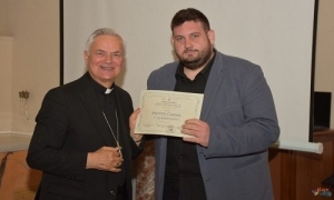 Matteo Caione primo classificato alla II edizione del Premio letterario Don Tonino Bello