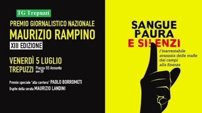 Premio giornalistico “Maurizio Rampino”, a Trepuzzi il giornalista antimafia Borrometi