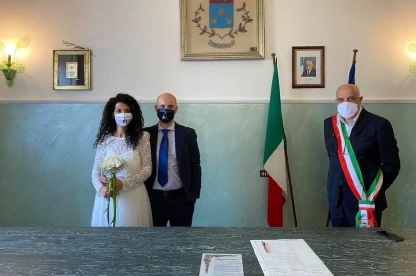 Trepuzzi, celebrato il primo matrimonio dall&#039;inizio dell&#039;emergenza Coronavirus