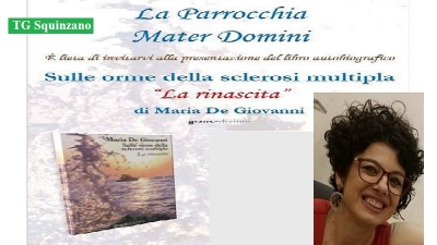 “La Rinascita”, Maria De Giovanni presenta il libro sulla sua lotta contro la sclerosi multipla