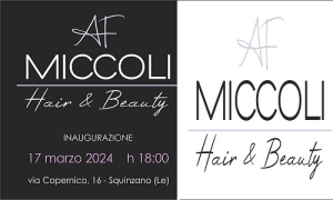 Nasce a Squinzano &quot;AF MICCOLI Hair &amp; Beauty&quot;, una nuova attività dedicata al benessere e alla bellezza femminile