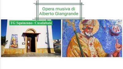 Allestito sulla chiesetta di Casalabate il mosaico di Alberto Giangrande raffigurante S. Nicola