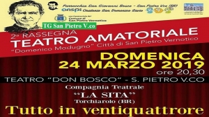 Rassegna teatrale ‘Domenico Modugno’: va in scena la commedia “Tutto in ventiquattrore”