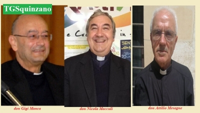 Don Nicola, don Gigi e don Attilio nella &quot;squadra di governo&quot; dell&#039;Arcivescovo Seccia