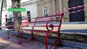 Sbic ospita a Squinzano “la panchina rossa itinerante” contro ogni violenza sulle donne