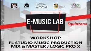 E-Music Lab, si tiene oggi il workshop che insegna a creare produzioni musicali