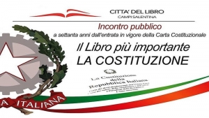 La Costituzione Italiana compie settant&#039;anni, Campi Salentina le dedica una serata
