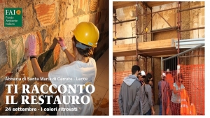 “Ti racconto il restauro”: oggi e domenica 1 ottobre visite speciali al cantiere di Cerrate