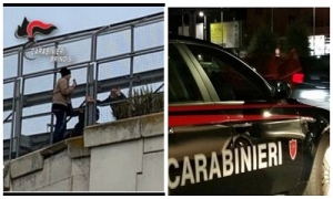 Sale sul cavalcavia e tenta il suicidio: salvato dai Carabinieri di Brindisi