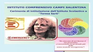 Intitolazione dell&#039;Istituto Comprensivo di Campi S.na a Teresa Sarti di Emergency