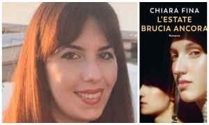 L&#039;autrice Chiara Fina di Campi Salentina presenta &quot;L&#039;estate brucia ancora&quot;, un romanzo che parla di adolescenza, amicizia e violenza
