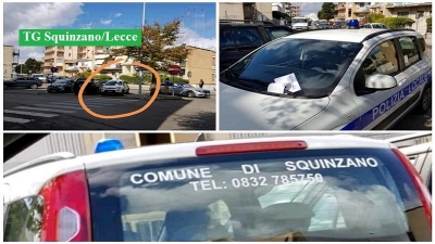 Vigili Urbani di Squinzano multati dai colleghi di Lecce. Chi pagherà il verbale?