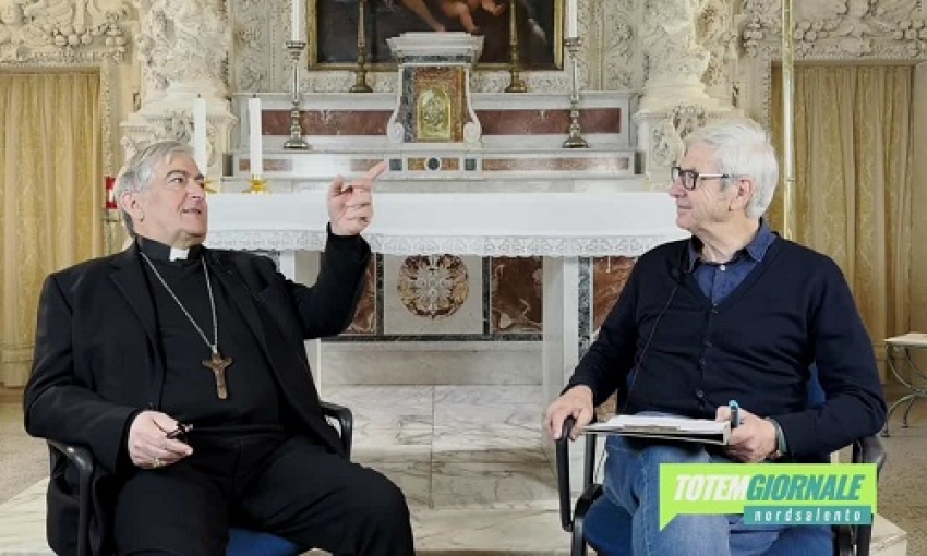 Roberto Schipa intervista S.E. Mons. Michele Seccia Arcivescovo di Lecce. Regia di Paolo Longo