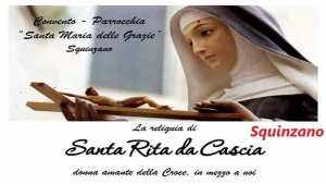 Squinzano accoglie la reliquia di Santa Rita, “la Santa della Rosa e della Spina”
