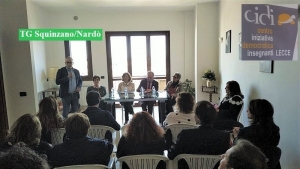 Le squinzanesi Eleanna Bello e Lucia Schito a Nardò per una scuola nuova e moderna