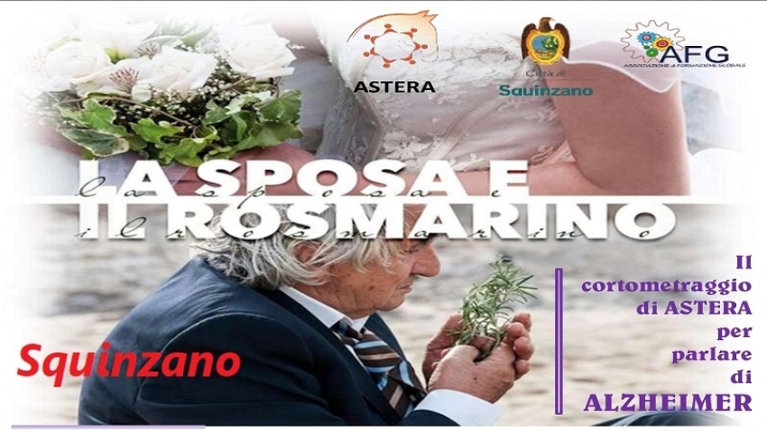 “La sposa e il rosmarino”: a Squinzano si parla di Alzheimer, la malattia che annulla i ricordi