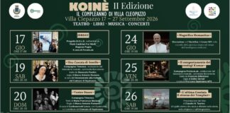 Koinè torna a Villa Cleopazzo: sette giorni di cultura, teatro, musica e tradizioni